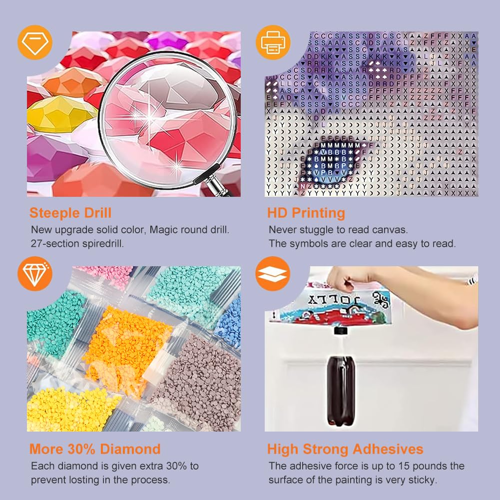 WSLWXSHM Diamond Painting Kits for Adults, Cat Round Full Drill Diamond Art Kits, 5D DIY Paint with Diamonds Crafts for Home Wall Decoration Gifts 12×16Inch WSLWXSHM