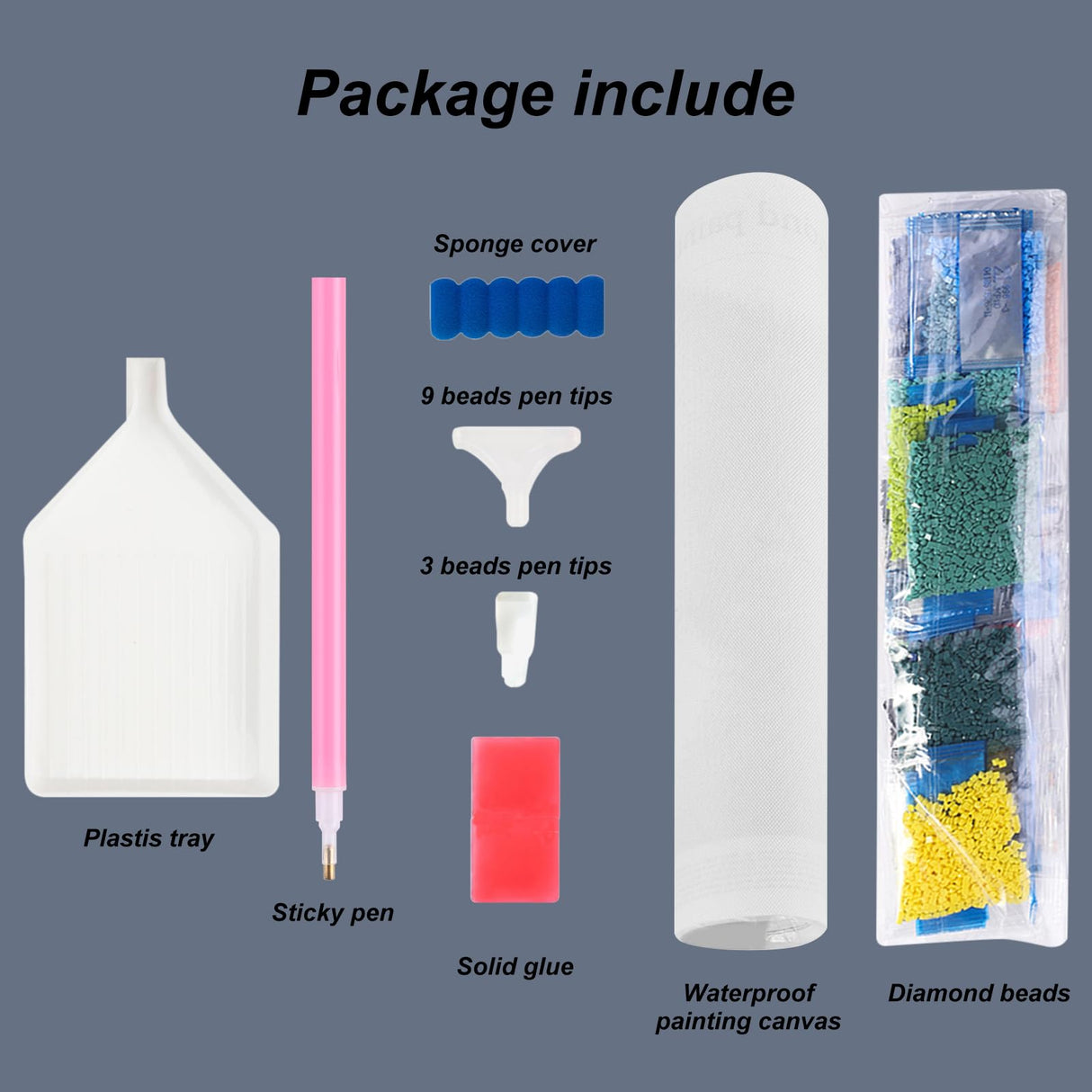 PFFNGPEN Diamond Painting Kits for Adults, 5D DIY Cat Rose Diamond Art Kits for Beginners, Full Drill Round Diamond Art for Home Wall Decor, Animal, 12x16 inch PFFNGPEN