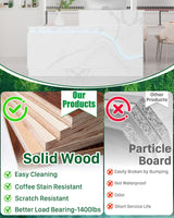 Gguileb Front Desk Solid Wooden Modern Reception Desk with Counter ＆ Lockable Drawers ＆ Cabinets, Retail Checkout Counters for Checkout/Office/Beauty Salon/Store (White-Right, 63×23.6×39.3″) Gguileb