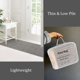 Lahome Boho Kitchen Runner, 2'6''x8 Entryway Rug Lightweight Runners for Hallway Washable Runner Rug with Tassels, Farmhouse Grey Rug Non Shedding Carpet Runner for Bathroom Foyer Lahome