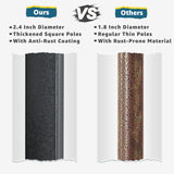 MASTERCANOPY 11 x 11 Patio Gazebo with Extra Side Awning Outdoor Gazebo for for Backyard Garden Lawn,Beige MASTERCANOPY