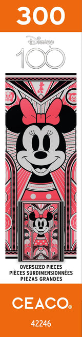 Ceaco - Disney's 100th Anniversary - Luxe Minnie - 300 Piece Jigsaw Puzzle Ceaco