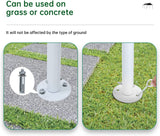 10x20 Carports Heavy Duty Car Port Waterproof Car Tent Metal Carport Party Tent with 6 Steel Legs,White PayLessHere