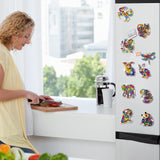 Remuuly 30 Pcs Diamond Painting Magnets Summer Diamond Art Magnet Kits for Adults Spring Flower Animal Cupcake 5D Rhinestones Refrigerator Magnetic Stickers for Fridge DIY Crafts Gifts(Animal) Remuuly