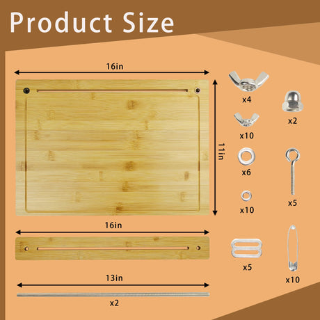 Bookbinding Sewing Frame Set,Hand Make Bookbinding Kits,Includes Bone Folder, Paper Creaser, Awl, Curved Needles, Waxed Thread, Glue Brush, and Bookbinding Supplies for Handmade Books Griiyakii