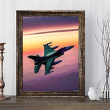 5D Adult Diamond Painting Kit The Plane in The Clouds Diamond Painting Full Diamonds Gemstone Paintings Suitable for Relieving Emotions Airplane Diamonds Dots Art Crafts 12x16 inch PUAGEMTI