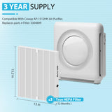 3 Pack AP-1512HH True HEPA Replacement filter Compatible with Coway Airmega AP-1512HH Air Purifier and Airmega 200M Air Purifier, AP-1512HH, AP-1512HH-FP, AP-1518R, AP-1519P, Item NO #3304899 Colorfullife