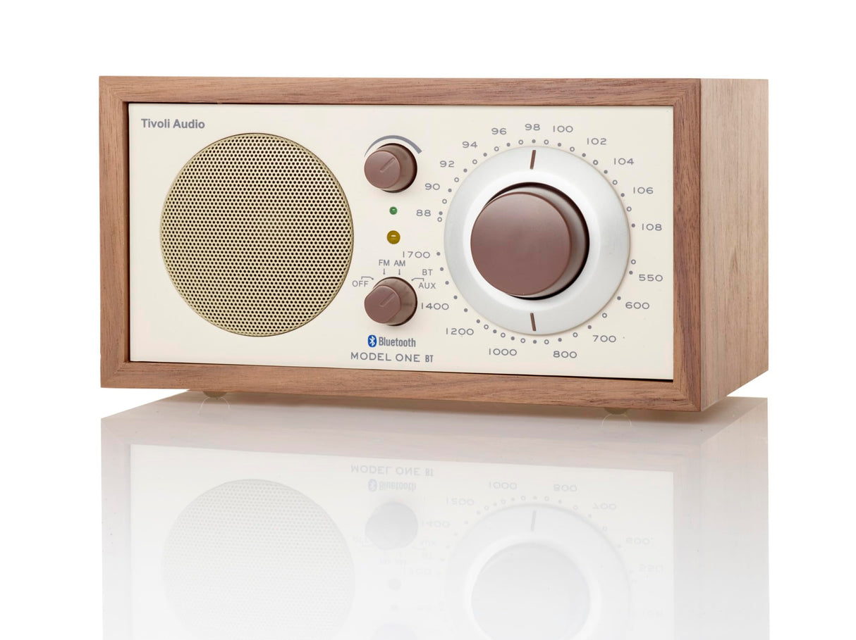 Tivoli Audio Model One Bluetooth AM/FM Radio (Walnut/Beige) Tivoli Audio