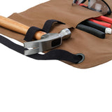 WOLVERINE Guardian Cotton Work Apron Durable & Comfortable for the Hardest Workers with Reinforced Pockets, Cross Strap Support and Quick Access Chest Pocket Brown WOLVERINE