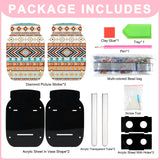 MVVMTOP 5D Diamond Art Painting Kit Vase, DIY Adult Shaped Diamond Acrylic Double-Sided Diamond Painting Multi Pattern Vase Handmade Crafts, Suitable for Home Living Room Desktop Decoration MVVMTOP