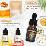 JUYRLE Lip Balm Making Kit- Coconut Lip Gloss Kit with Beeswax, Jojoba Oil, and Coconut Oil for Adults & Girls, Make Your Own Lip Balm– DIY Moisturizing Lip Care JUYRLE