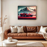 NIHO-JIUMA Diamond Painting Kits Mountain Sports car, DIY 5D Full Drill Diamond Art Gift for Adult/Teen, Home Decoration (30x40cm/12x16inches) NIHO-JIUMA