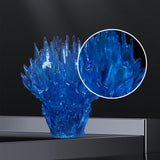 FUNCRECOL 3D Printer Resin Clear, High Transparent Fast UV-Curing 405nm 3D Resin for LCD/DLP/MSLA Resin 3D Printer, Low Odor High Precision 3D Printing Resin Clear Blue 1000G FUNCRECOL