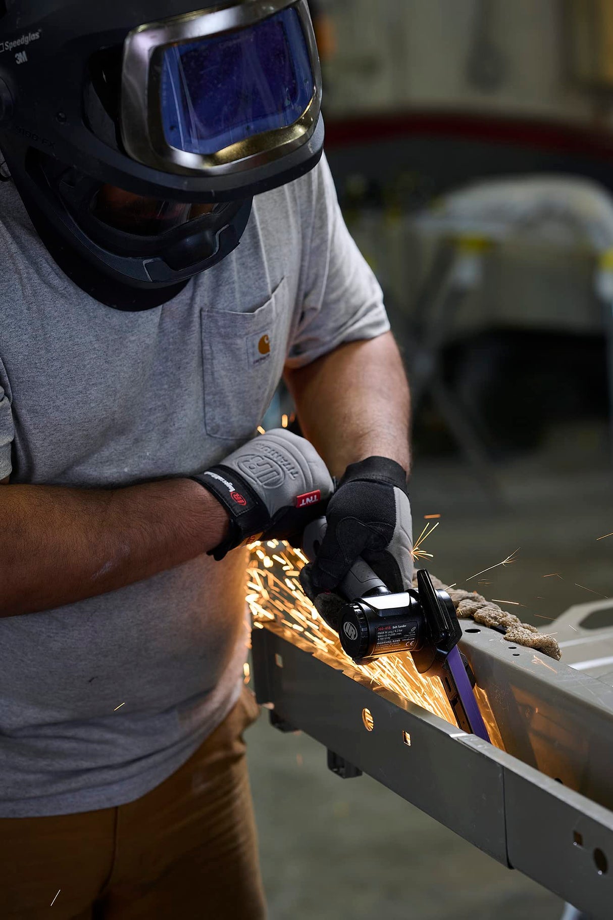 Ingersoll Rand 360-418 - Air Belt Sander, 1/2"x18" 20,000 RPM, 4700 SFPM, 0.6 HP Ingersoll Rand