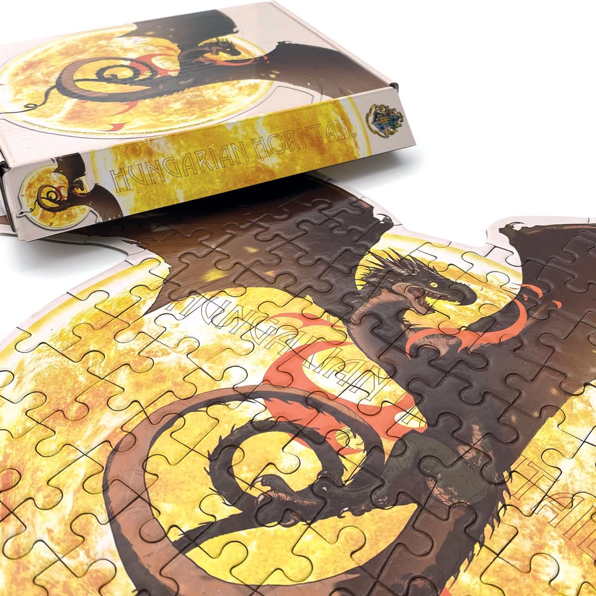 Paper House Productions Harry Potter Set of Four 120-piece Mini Puzzles in Storage Box - Magical Beasts Paper House Productions