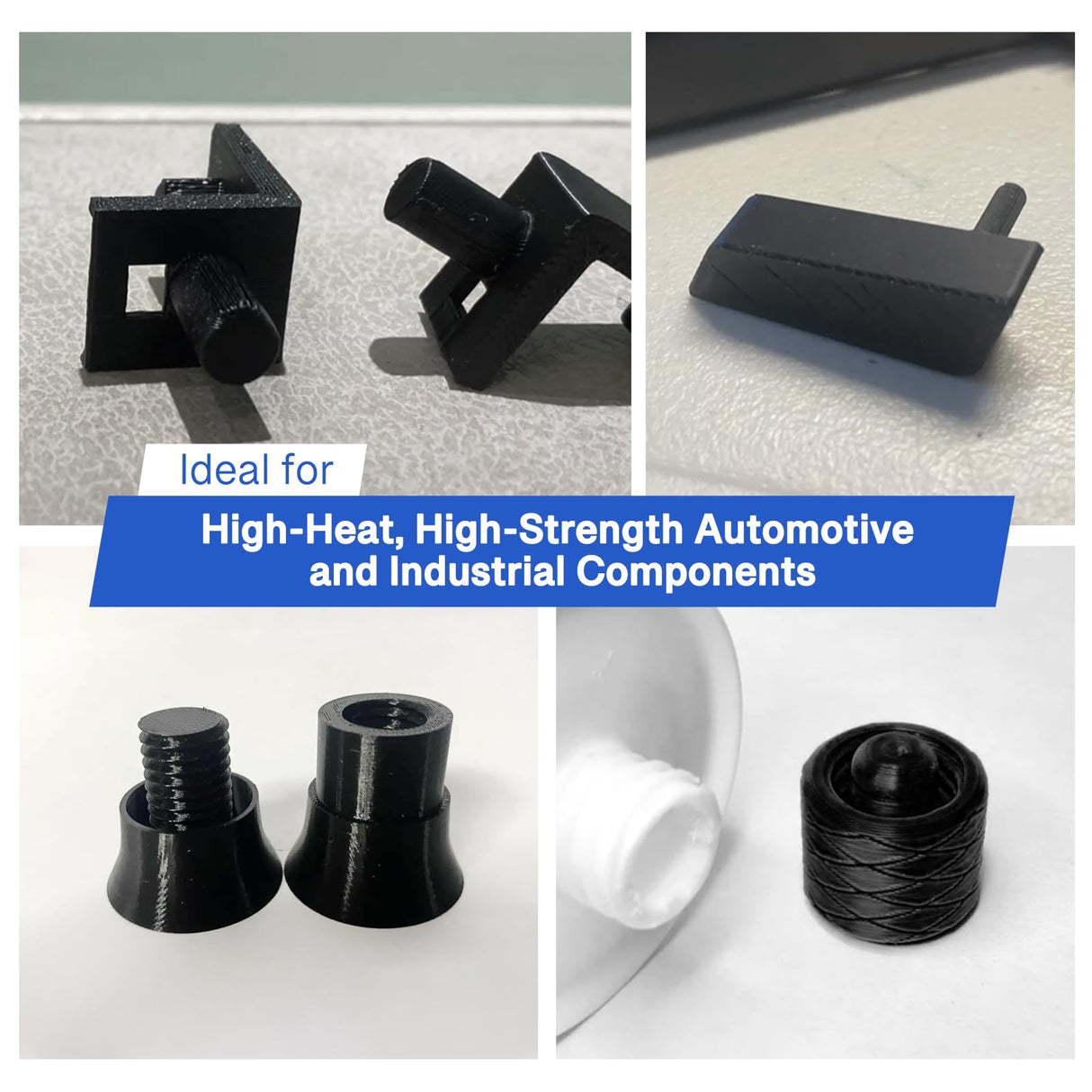 YXPOLYER PC Carbon Fiber Filament PC-CF 50g 1.75mm for 3D Printing, Polycarbonate Carbon Fiber 3D Printer Filament Engineering Material Filament yxpolyer