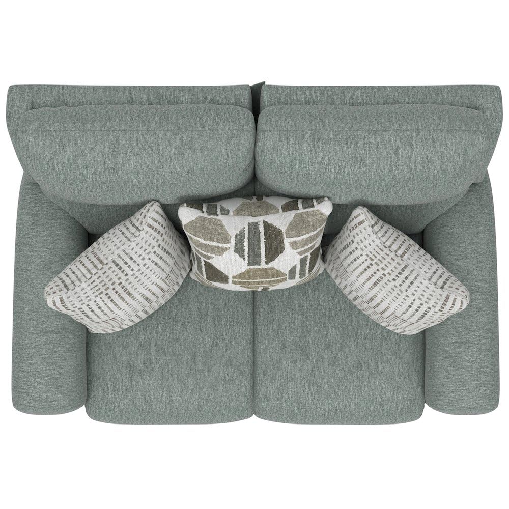Jackson Furniture Catnapper Green Power Reclining Loveseat with Wood and Metal Frame, Loveseat Recliner Styled as an Elegant Couch Alternative for Living Rooms Jackson Furniture