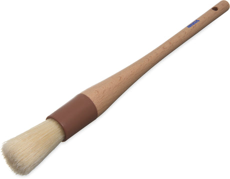 SPARTA 4038000 Boarhair Round Brush, Ergonomic Shape With Studry Wood Handle, 1 Inch, Brown SPARTA