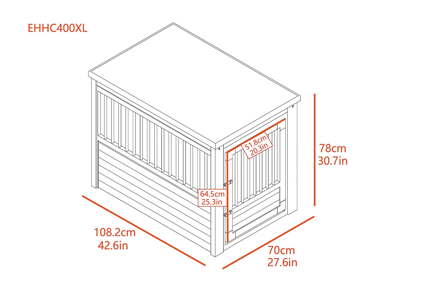 New Age Pet ecoFLEX Pet Crate/End Table, X-Large, Espresso - WoodArtSupply