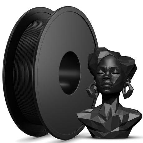 EndlessFilament PLA Filament Black 250g(0.55lbs) 3D Printer Filament - 1.75mm 3D Printing Filament - Fits Most FDM 3D Printers - Durable 1.75 mm Filamanet with Dimensional Accuracy +/- 0.02 mm ENDLESS FILAMENT
