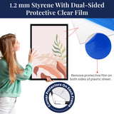 PictureFrameFactoryOutlet 20x29 Puzzle Frame - Showcase Your Artwork and Puzzles with Elegance and Security - 1.25" Black MDF Frame, Hanging Hardware, and Protective Plexi Glass Included PictureFrameFactoryOutlet