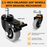 Folding Hand Truck, 500 LB Heavy Duty Luggage Cart, Utility Dolly Platform Cart with 6 Wheels & 2 Elastic Ropes for Luggage, Travel, Moving, Shopping, Office Use, Black TROOZY