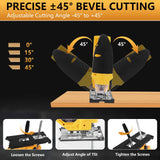 Jig Saw for Dewalt 18V/20V Max Battery, Cordless Jigsaw Tool Brushless Motor, Up To 2900 RPM, 45 Degree Beveled Cuts, LED Light for 4 Curve Cuttings, Plastic Box Include for Easy Carry (No Battery) Labfintom