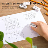 Shuttle Art White Erasers, 120 Pack Erasers Bulk, Smudge Resistant Eraser for Pencils, School Supplies for Kids, Students, Teachers, Office Shuttle Art