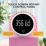 Giraffe Auto Hat Heat Press Machine, Automatic Hat Press Heat Machine for Caps T-Shirts Bags, DIY Sublimation Hat Press Cap Press Auto Open & Release & Digital Press Knob-Style Control Panel (Pink) Giraffe