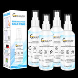 4 x 100ml Sublimation Spray for Cotton Tshirts，Sublimation Coating Spray for T-Shirts, Canvas, Polyester Fabric，Quick Dry, High Gloss，Polyester Spray for Sublimation (4 pcs Sublimation Coating Spray) GEKIXUTP
