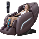 iRest A306 Massage Chair, Full Body Zero Gravity Recliner with AI Voice Control, SL Track, Bluetooth, Yoga Stretching, Foot Rollers, Airbags, Arm Rest, Cushion Availability, Heating (Brown) iRest