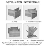 MIAO YUAN Wooden 3 Tier Open Bookshelf Tree Design Book Organizer, Desktop Storage Rack for CDs/Albums/Books/Magazines, Modern Freestanding Display Shelf for Home, Office, Living Room MIAO YUAN