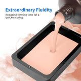 ANYCUBIC 3D Printer Resin, 405nm LCD UV-Curing 3D Resin, High Precision & Rapid Photopolymer Resin for LCD/DLP/SLA Resin 3D Printer (Light Beige, 1kg) ANYCUBIC