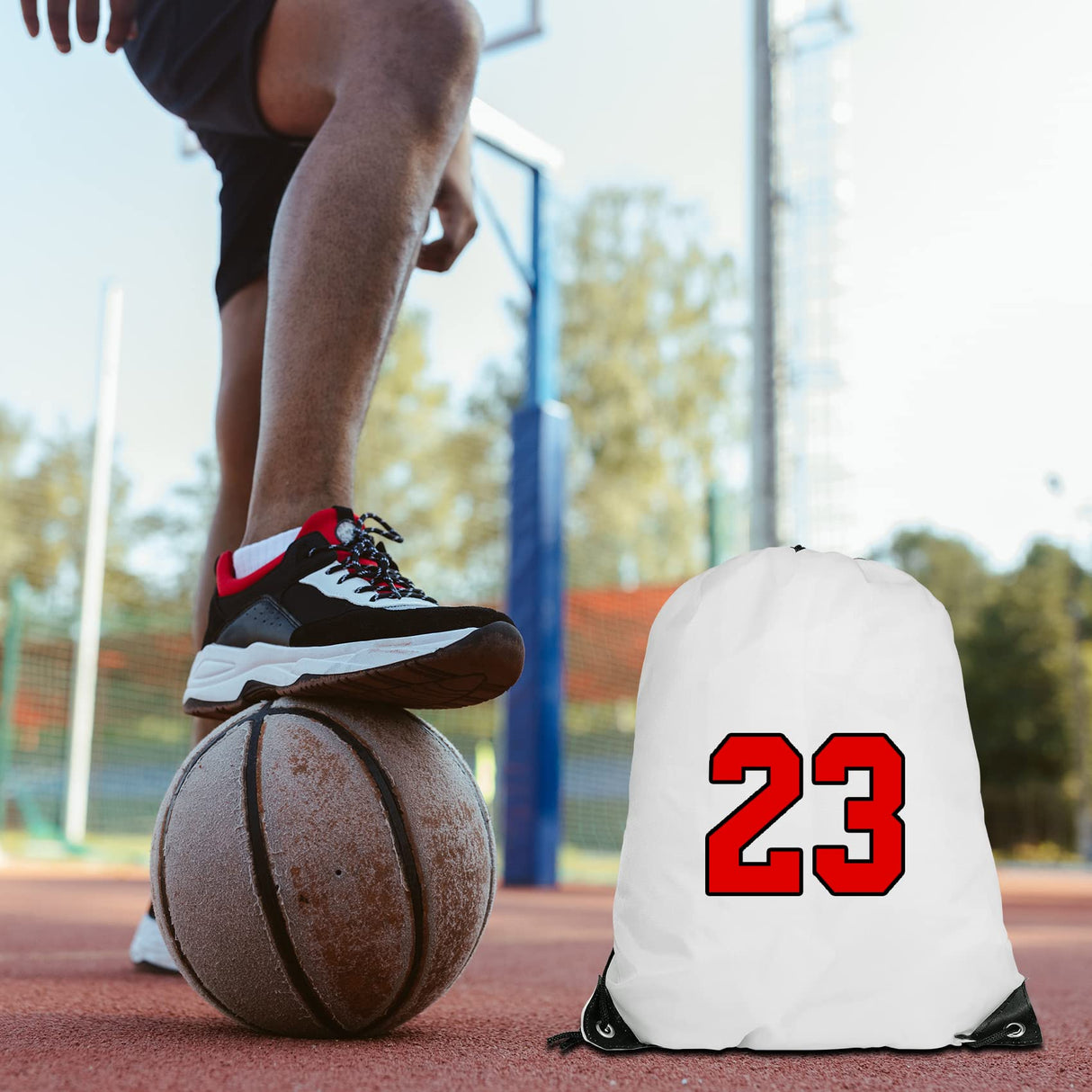 MR.R 13x17 inch 6 Pieces Sublimation Blanks Reusable Polyester Drawstring Backpack Bags, Storage Bags with Drawstrings for Heat Transfer Printing,White Color MR.R