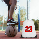 MR.R 13x17 inch 6 Pieces Sublimation Blanks Reusable Polyester Drawstring Backpack Bags, Storage Bags with Drawstrings for Heat Transfer Printing,White Color MR.R