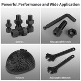 IEMAI PETG Carbon Fiber Filament 1.75mm, Matte Black PETG-CF, Heat-Resistant, High Strength & Rigidity 3D Printer Filament, 1kg Spool Designed for Complex Models and Functional Parts IEMAI