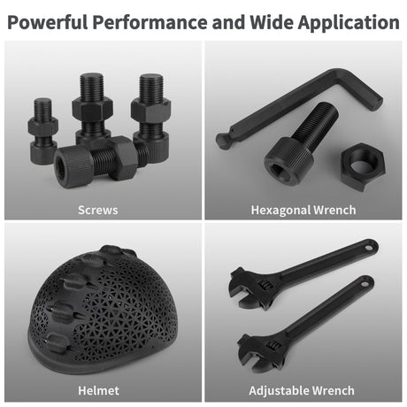 IEMAI PETG Carbon Fiber Filament 1.75mm, Matte Black PETG-CF, Heat-Resistant, High Strength & Rigidity 3D Printer Filament, 1kg Spool Designed for Complex Models and Functional Parts IEMAI