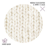 ALPALOVE Worsted Set (6 x 1.75 oz) Super Soft Baby Alpaca Knitting Yarn Ecru 656 Yards ALPALOVE