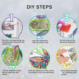 Stalente Diamond Painting Kits for Adults Cat and Moon, 5D Special Shape Diamond Art Kits for Beginners, Crystal Rhinestones Diamond Painting for Home Wall Decoration Gift 12×12inch, Animal Stalente