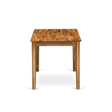 East West Furniture YAT-AWA-T Yarmouth Rectangle Modern Dining Table, 30x48 Inch, Walnut East West Furniture