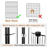 Tresbro Guinea Pig Cage with Waterproof PVC Bottom Liner & One-Hand Release Hook, Triple Fixing C&C Cage for Guinea Pigs, Bunny, Rabbit, Hedgehog, Small Animal Indoor Playpen 48''L x 24''W x 16''H Tresbro