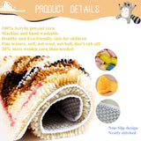 EMISTEM Latch Hook Kits for Adults - DIY Latch Hook Rug Kits for Kids, Crochet Kit for Beginners, Rug Making Kits with Printed Canvas, Gift Packaging.(Colorful Hot Air Balloons, 20x15) EMISTEM