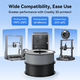 Creality Ender 3 V3 SE 3D Printer and PLA Filament 1.75mm Black+White 2 Pack Bundle Creality