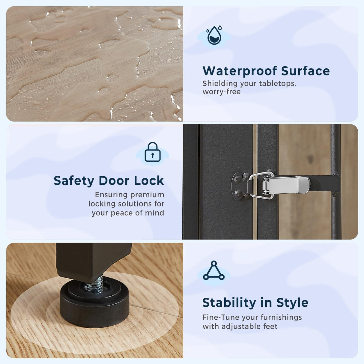 Lyromix 86.62''Dog Crate Furniture Large Breed TV Stand with Double Rooms,Wooden Dog Kennel Dog Crate End Table with Removable Divider for Large Medium Dogs, Can Use Separately Lyromix