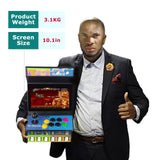 Handheld Arcade Game Console -10 Inch Mini Arcade Machine Cabinet - Classics Mini Player -Retro Games Included -Tabletop and Bartop Support for TV Output, Birthday Present Gift for Kids NBCP