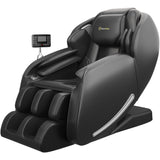 Real Relax 2025 Massage Chair Full Body, Zero Gravity SL-Track Shiatsu Massage Recliner with Heat, APP Control, Child Lock, Body Scan Bluetooth Foot Roller, Favor 06, All Black Real Relax