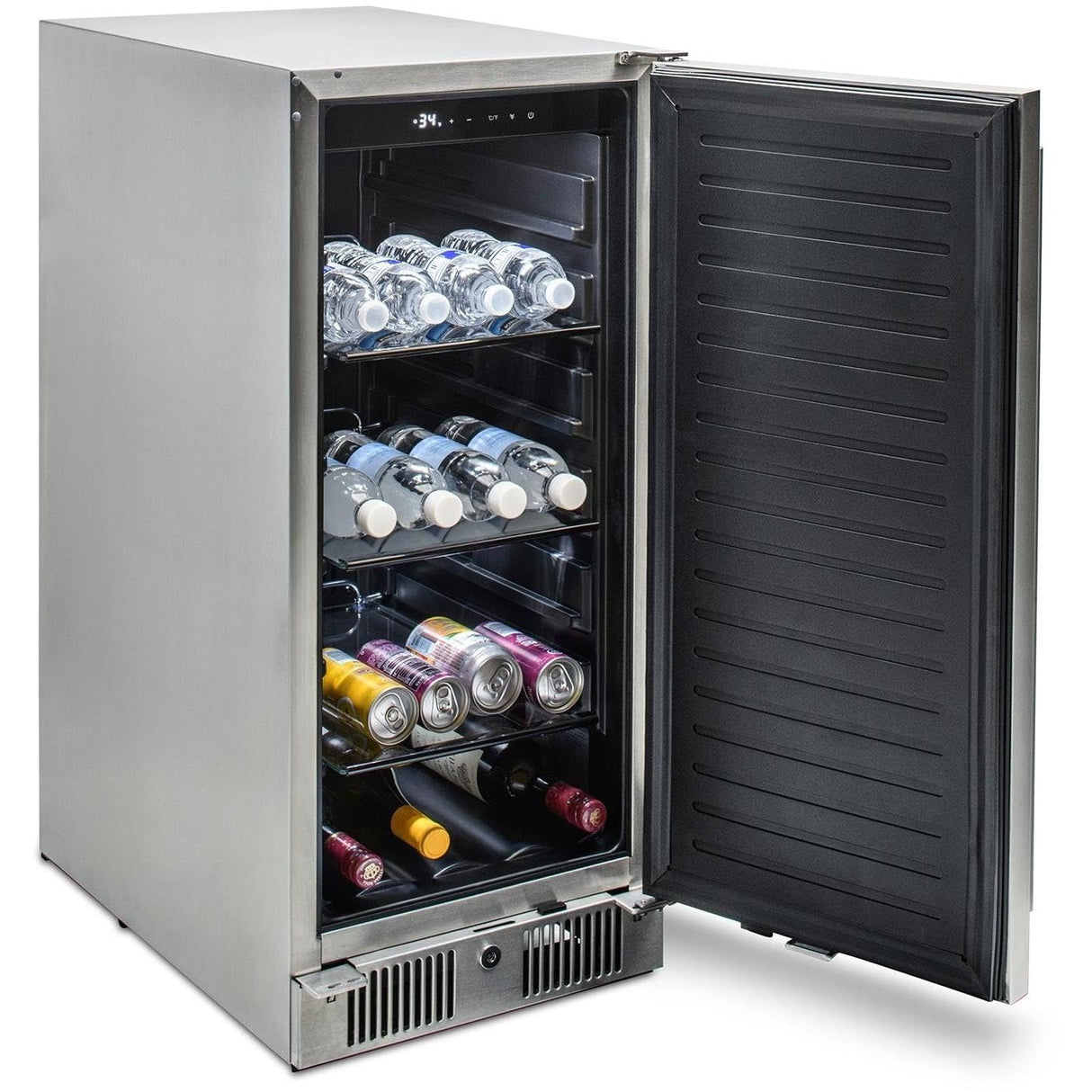 Blaze 15-Inch 3.2 Cu. Ft. Outdoor Rated Compact Refrigerator - BLZ-SSRF-15 Blaze Outdoor Products