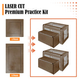 24 Pcs Welding Coupons, 11 Gauge Premium Steel Welding Kit, A36 Steel Plate Welding Equipment, 3x5 3x3 Inch Welding Practice Kit For Beginners, MIG, TIG Stick, Arc, Gas And Brazing Yuleimy