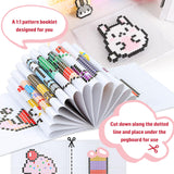 QUEFE 5200pcs Fuse Beads Kit for Boys and Girls, 24 Colors 5mm Melting Beads Set Including Pegboards, Ironing Paper, Tweezers, Colorful Hooks for Birthday and Christmas Gift QUEFE