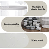 Zream 2 Tier Rotating Bookshelf, Revolving Bookcase 360 Display Spinning Bookshelf Tower, Small Corner Bookshelf for Small Space, Narrow Book Shelf Organizer for Playroom, Bedroom, Living Room Zream